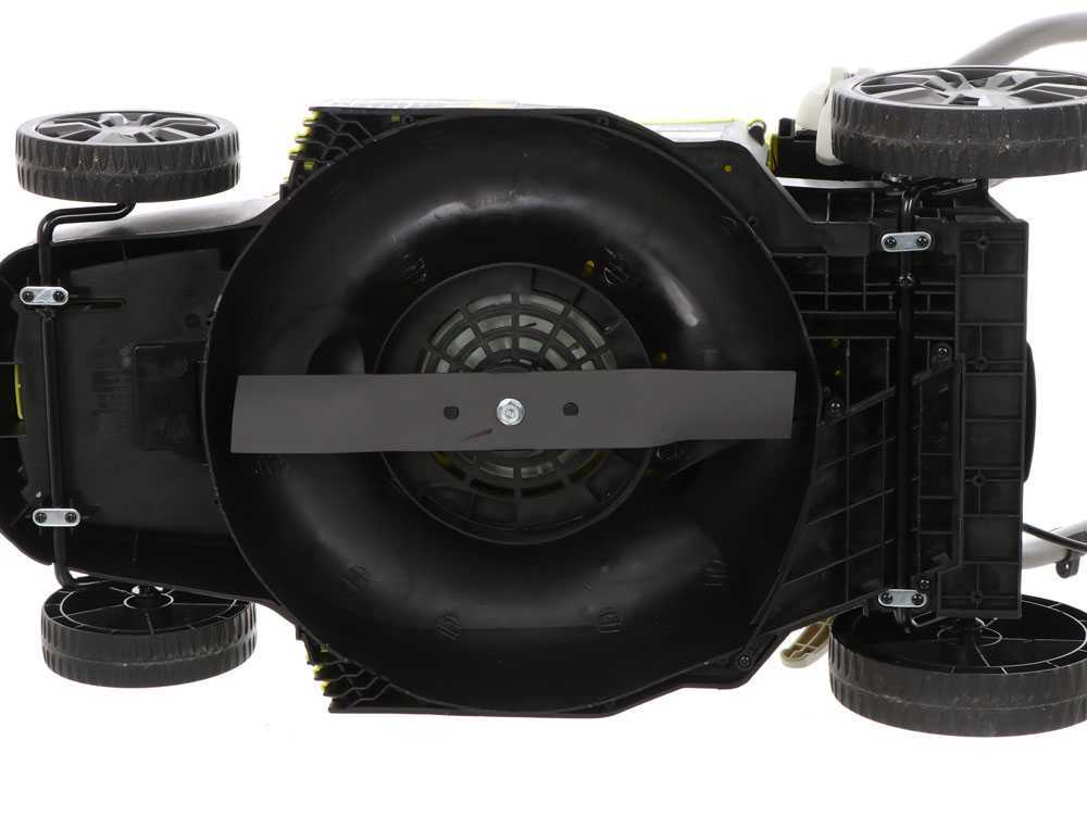 RLM15E 36h Tondeuse à gazon électrique poussée Ryobi 1500 watts avec réglage de la hauteur de coupe de 36 cm