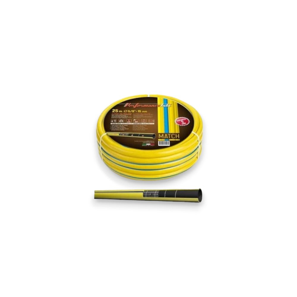 Tube en maille jaune pour extérieur diamètre 2,5 cm (1")