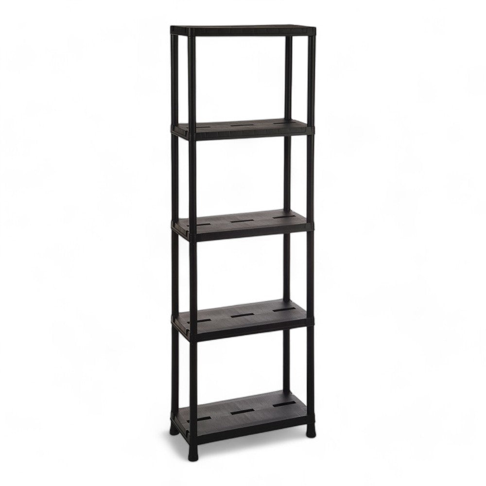 Etagère d'intérieur Universal Pro 73-5 avec 5 étagères noires Art.123 - cm.71x35x180h.