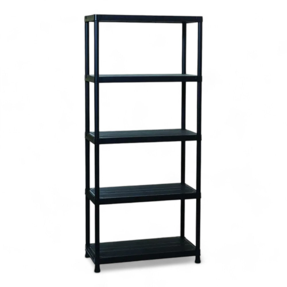 Etagère Universelle 84-5 Pour Intérieurs Avec 5 Etagères Noir Art.133 - cm.80x40x180h.