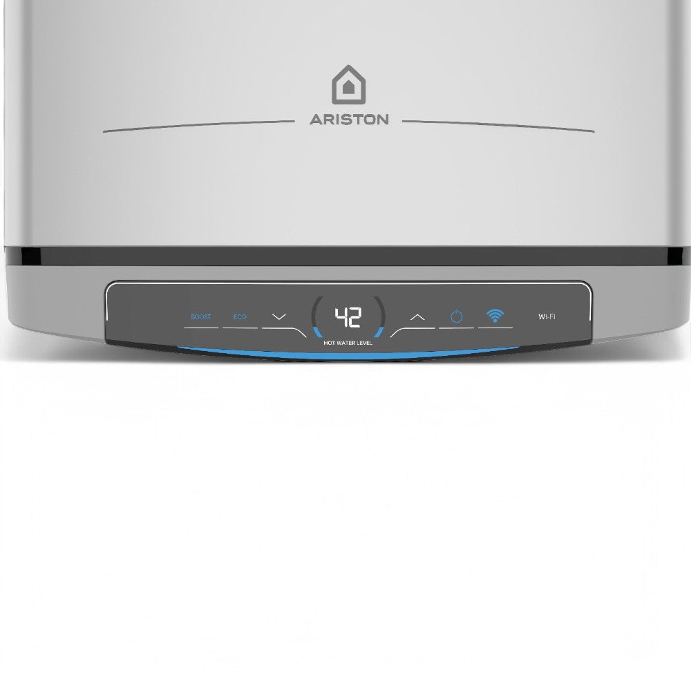 Chauffe-eau électrique ultra fin Velis Tech Wifi - 50 lt, dimensions mm.511x275x797h. poids 23,5 kg