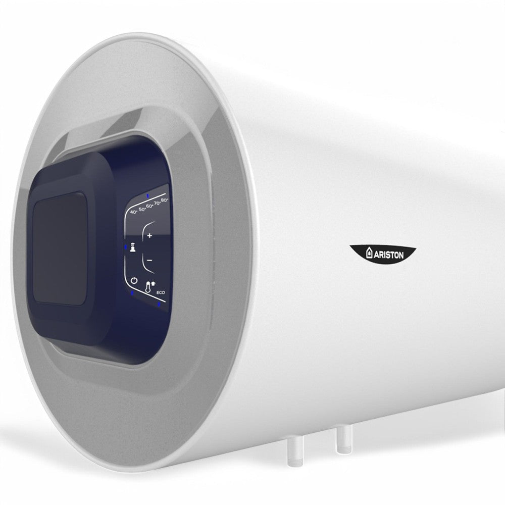 Chauffe-eau horizontal Blu1 R 80 H Eu - 80 lt, dimensions ø mm.748x450h. poids 20,5 kg