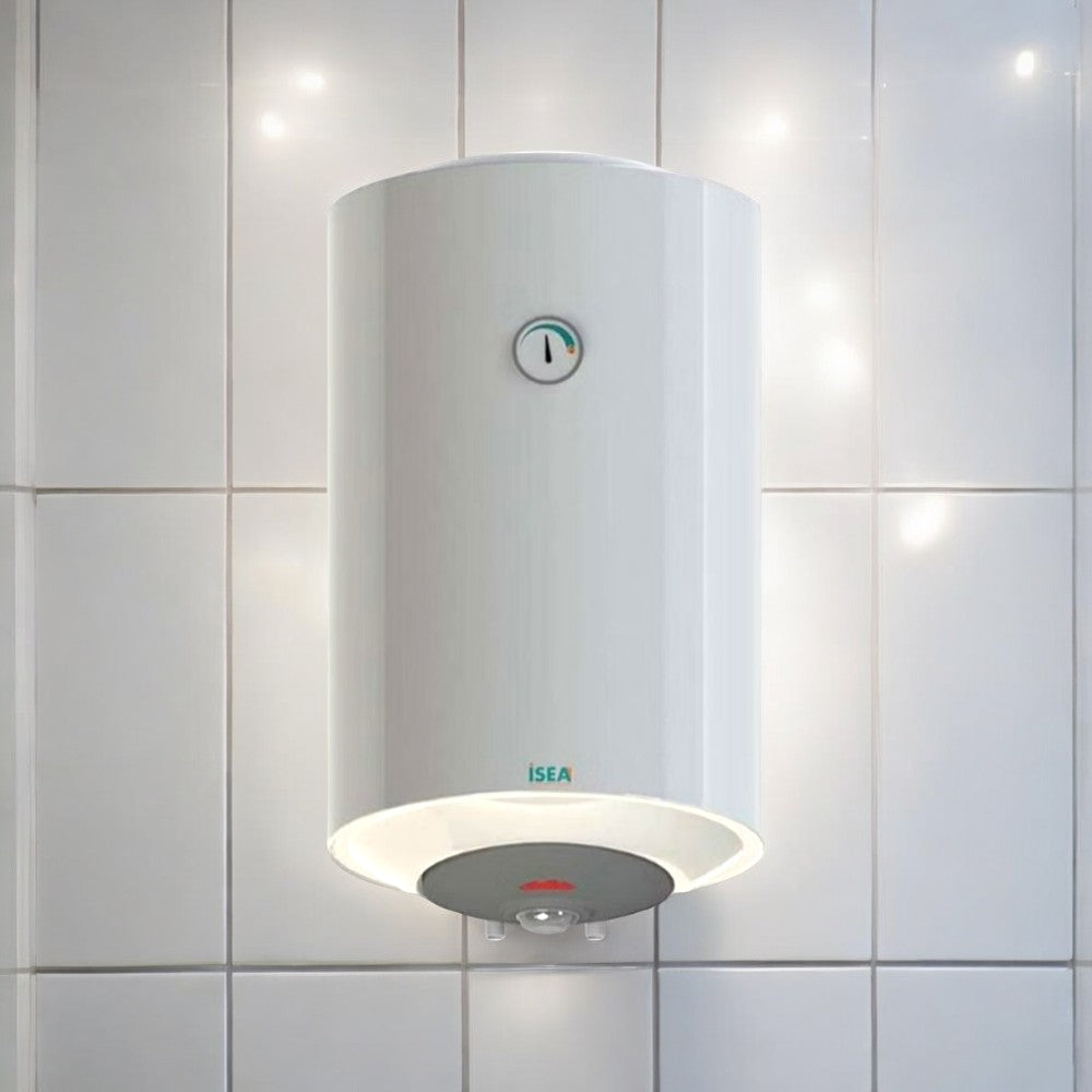 Scaldabagno Elettrico Verticale 50 Litri Boiler Scaldino Scaldacqua Isea