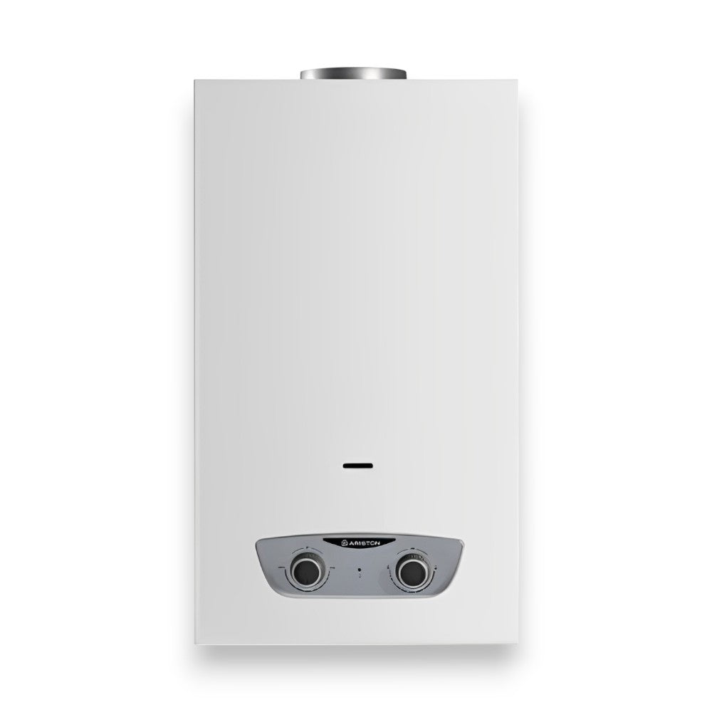 Chauffe-eau au gaz méthane à chambre ouverte Fast RX - 11 lt, dimensions mm.310x255x617h. poids 10,2 kg