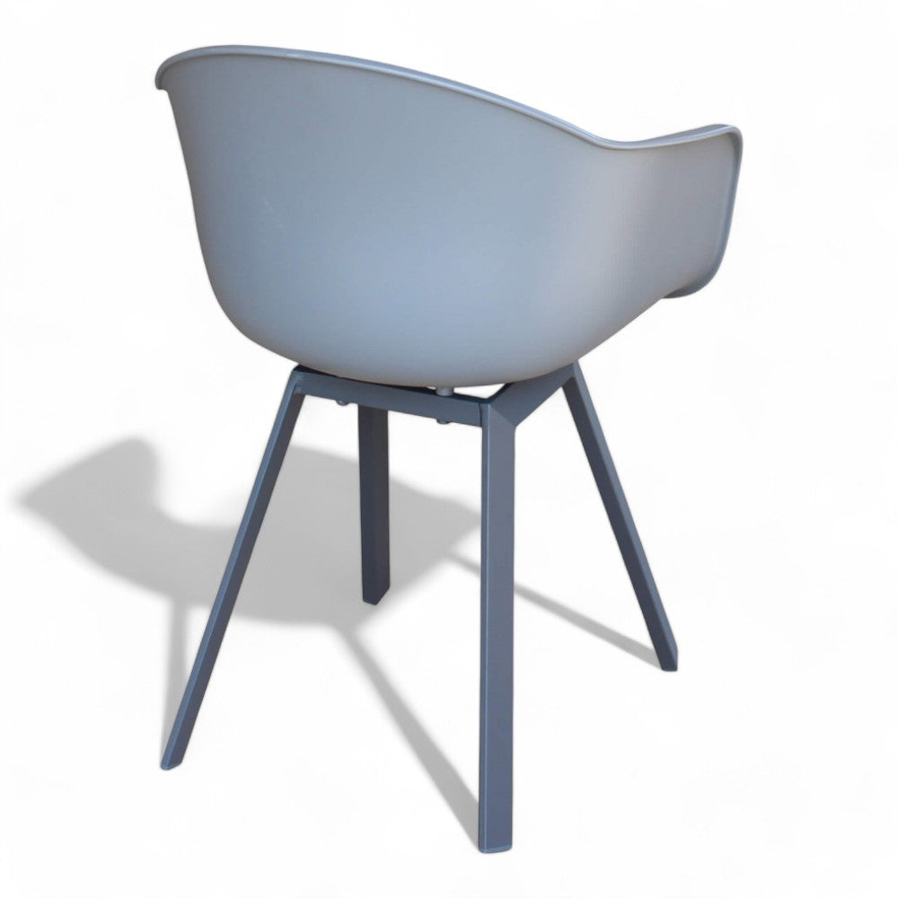 Fauteuil d'extérieur moyen en aluminium