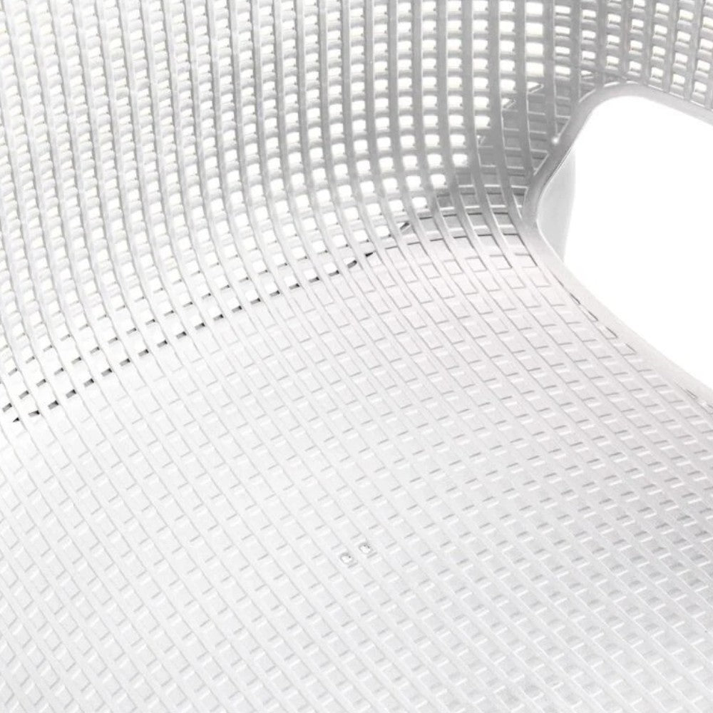 Poltrona sedia da esterno giardino in resina con effetto forato 58×63xH80 cm Elisa