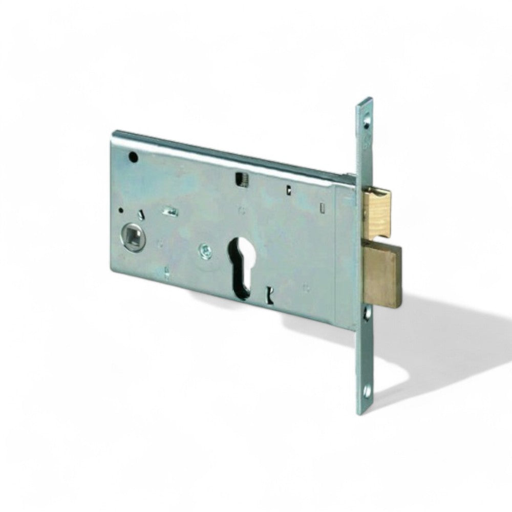 Serrure à mortaise pour bandes à pêne dormant et pêne demi-tour 77 mm H 44360 - 70 mm (44360700)
