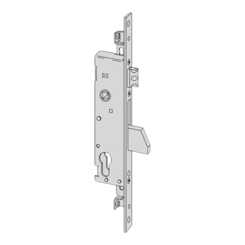 Serrure triple à mortaise pour montants avec équerre et pêne 46225 - mm.25 (46225250)