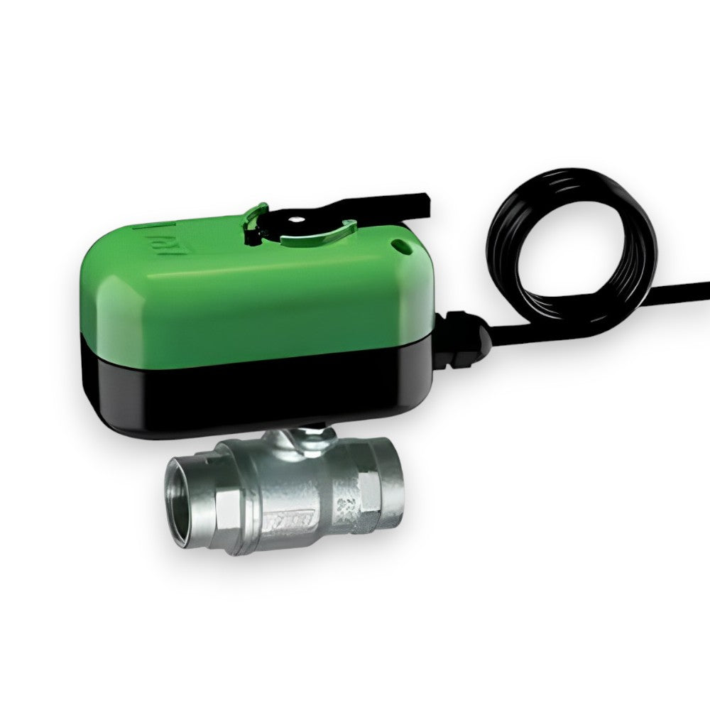 Servocomando elettrico con sblocco manuale 230V per valvole di zona a sfera completo di relè