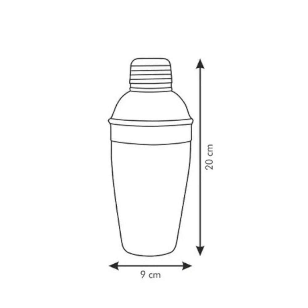 shaker 'presto' capacité 0,5 lt - ø 9 cm - hauteur 20 cm