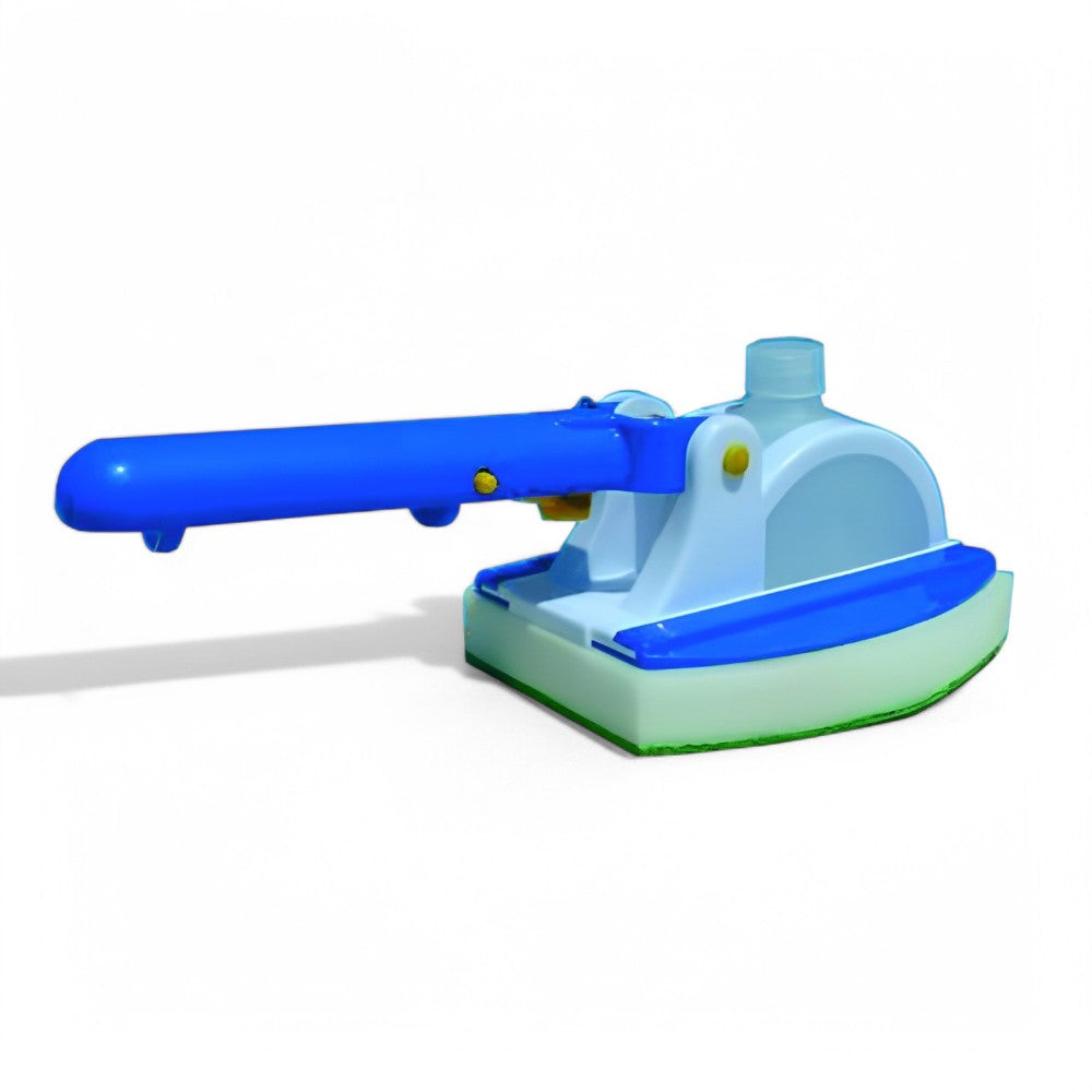 Brosse éponge avec réservoir pour nettoyer le revêtement de la piscine - cm.14x15x10h.