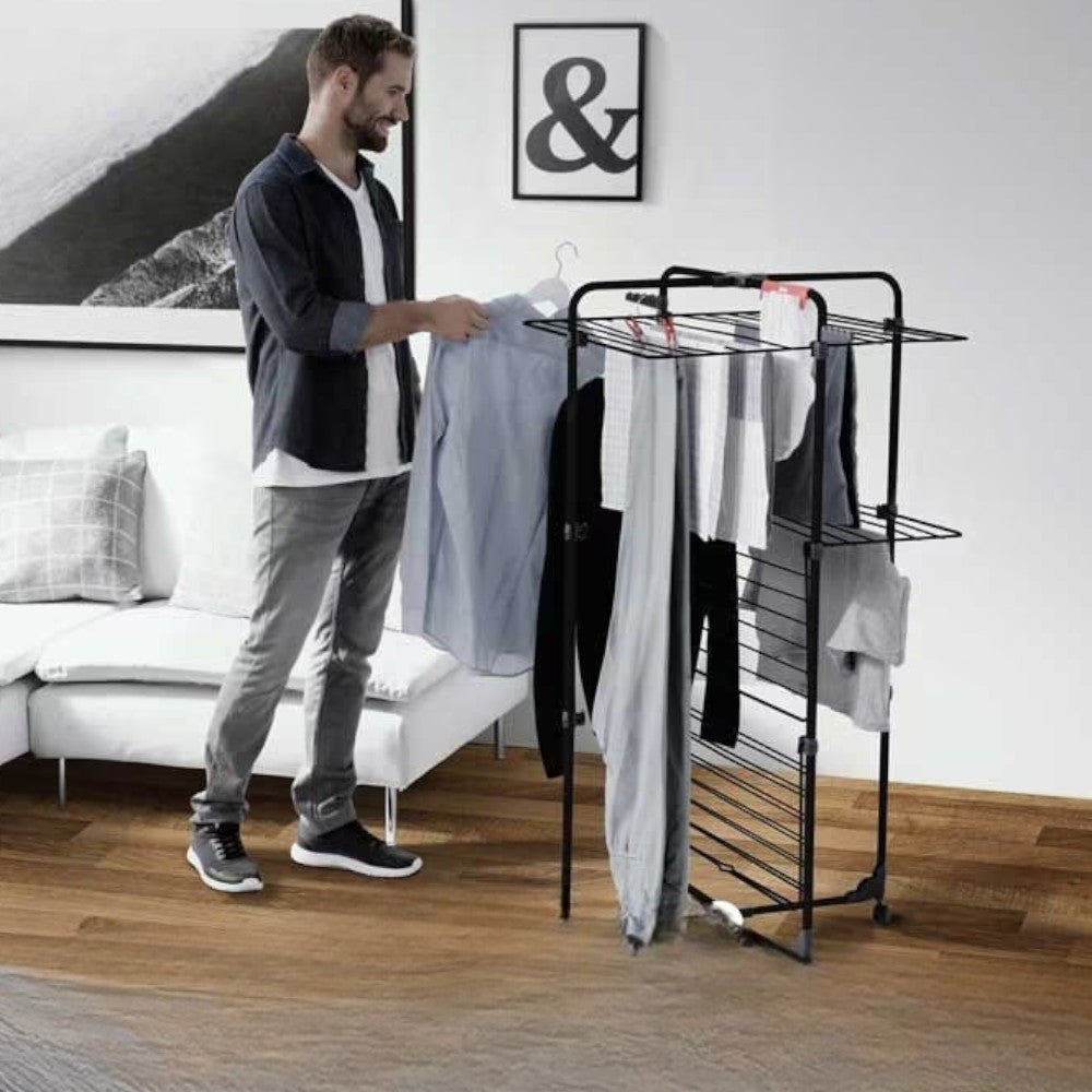 Stendibiancheria verticale in acciaio Mixer 3 Ultimate 131x71x93 cm