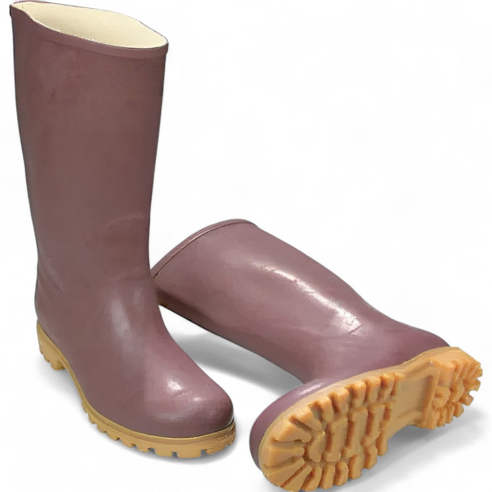 Bottes Tank Knee en Caoutchouc Marron - n°39