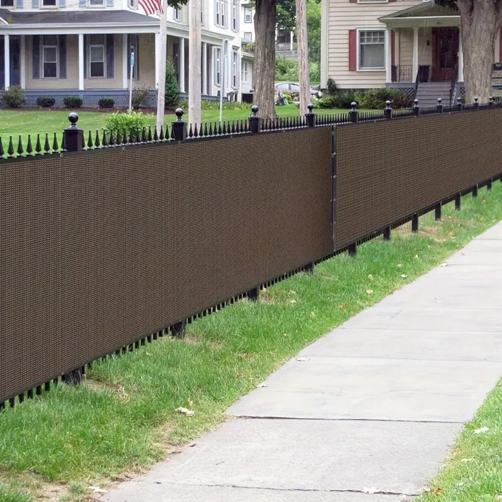 Bande d'ombrage en PVC pour portails et balustrades de balcon