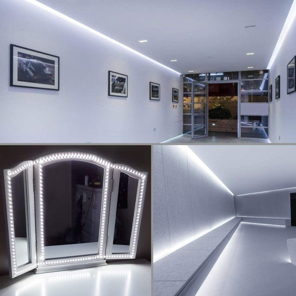 Bandes LED '5050' 12V - IP20 - 2700K - rouleau de 5 mètres