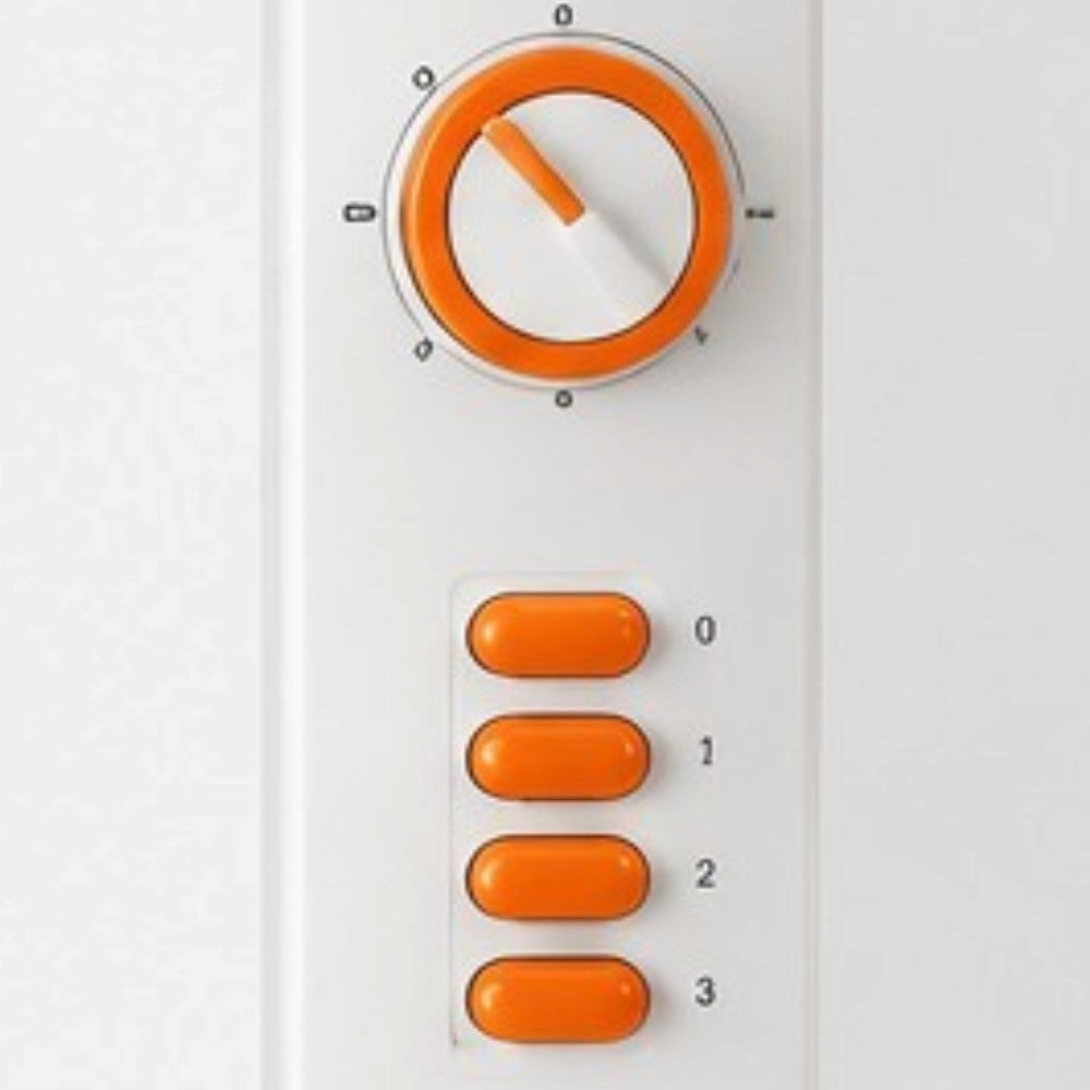 Stufa elettrica 1000W a parabola con piantana H124 cm