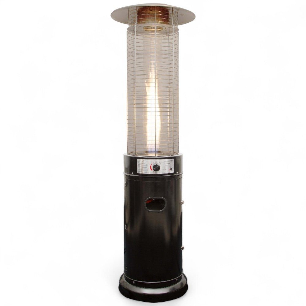 Poêle à gaz thermopatio extérieur design champignon 11Kw avec roulettes pour déplacement