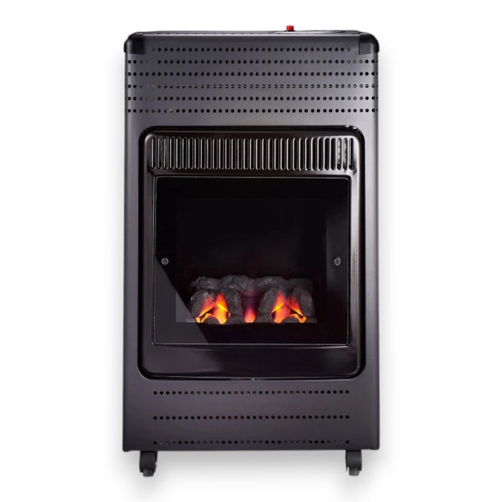 Stufa gas fiamma realistica con carbone finto 3400W
