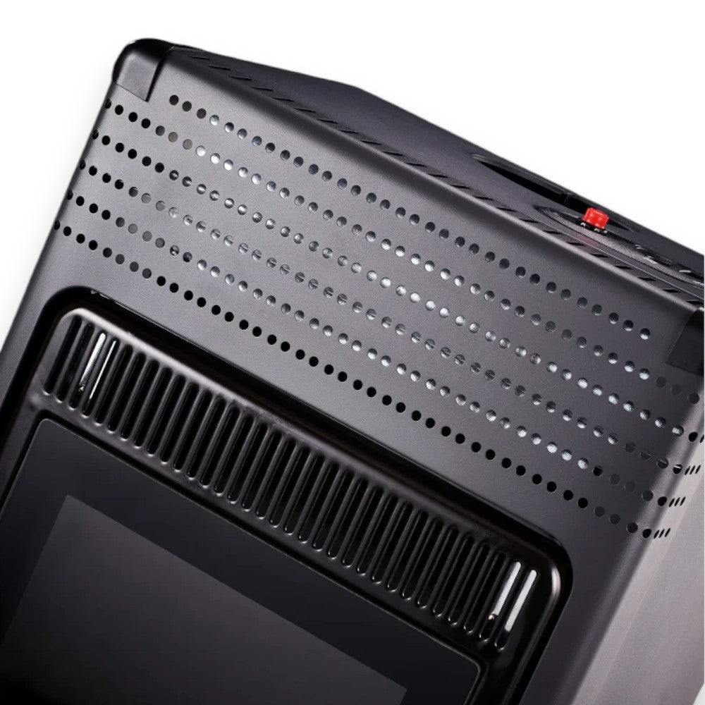 Stufa gas fiamma realistica con carbone finto 3400W