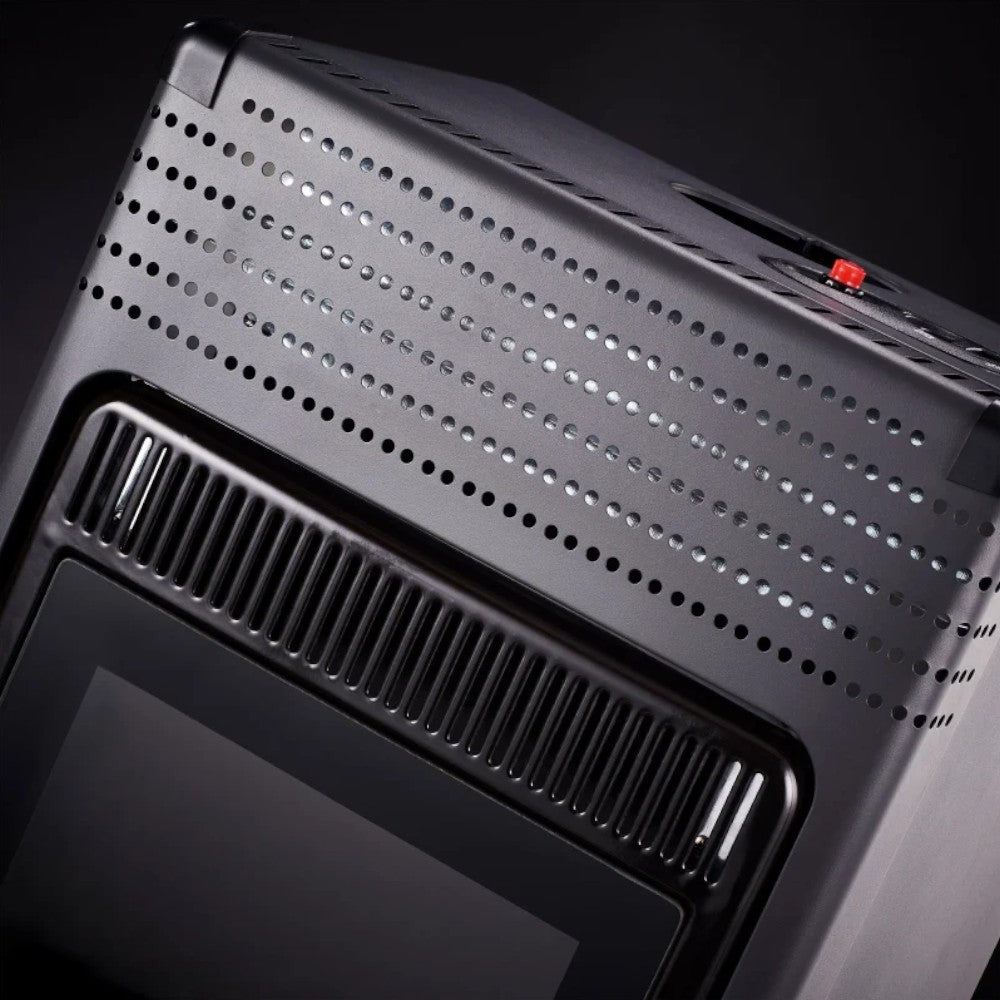 Stufa gas fiamma realistica con carbone finto 3400W