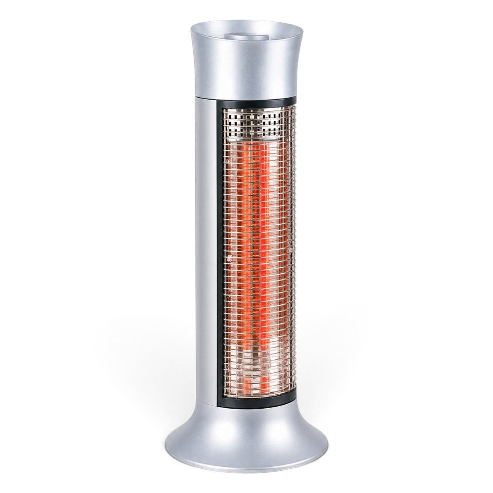 Stufa elettrica a torre al carbonio con piantana 900 W con funzione oscillazione integrato