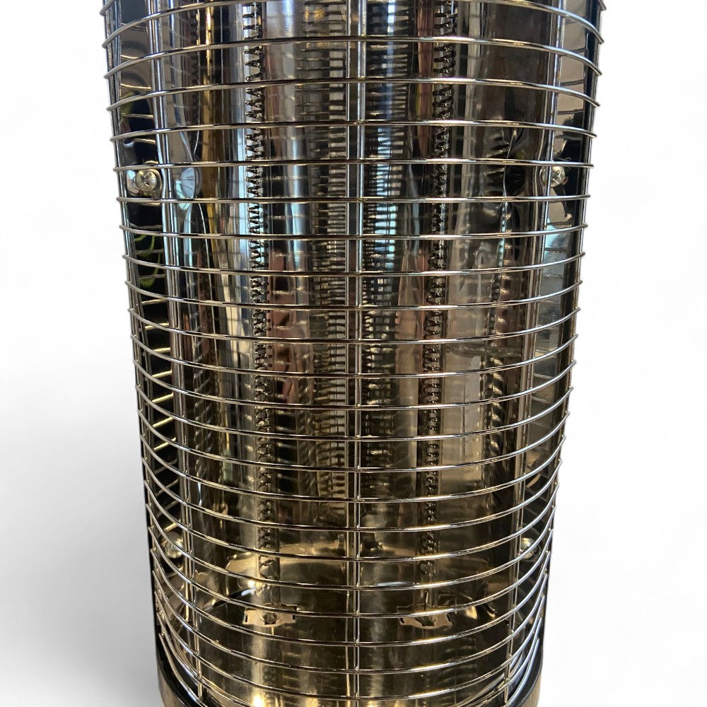 Poêle à charbon à cylindre de chauffage électrique à haut rendement 1200 watts