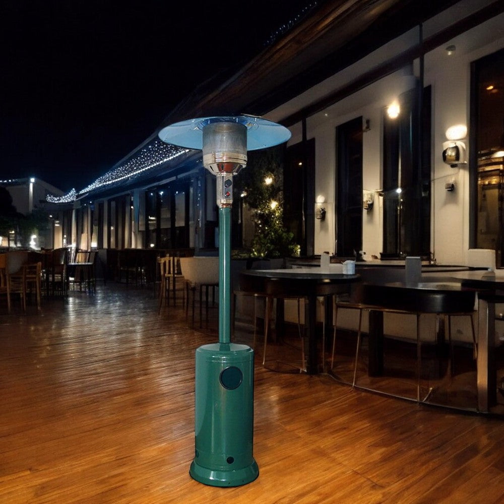 Parapluie Thermique Infrarouge 12 Kw Vert - mesure ø cm.82x230h. - poids kg.25