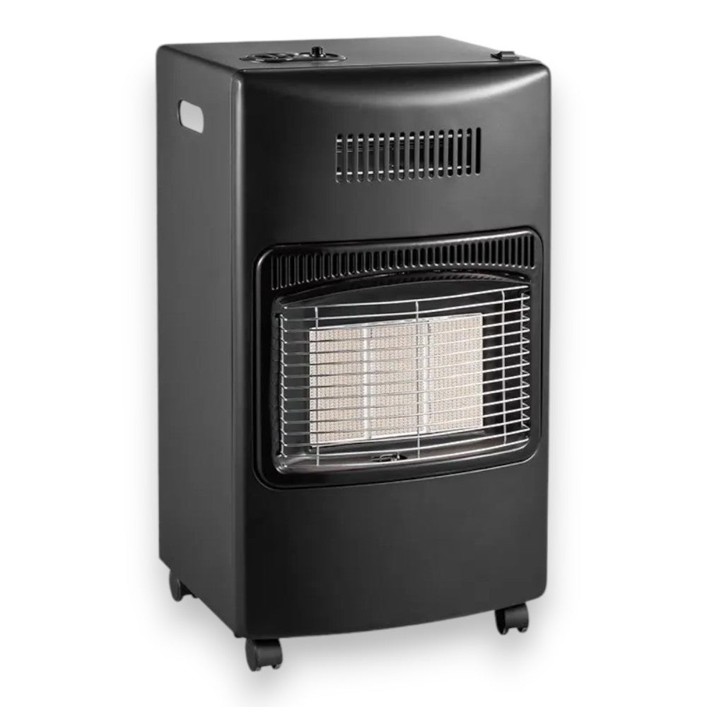 Poêle Infrarouge à Gaz GPL Ventilé 4200W Noir - cm.42x36x72h. - poids 10 kg