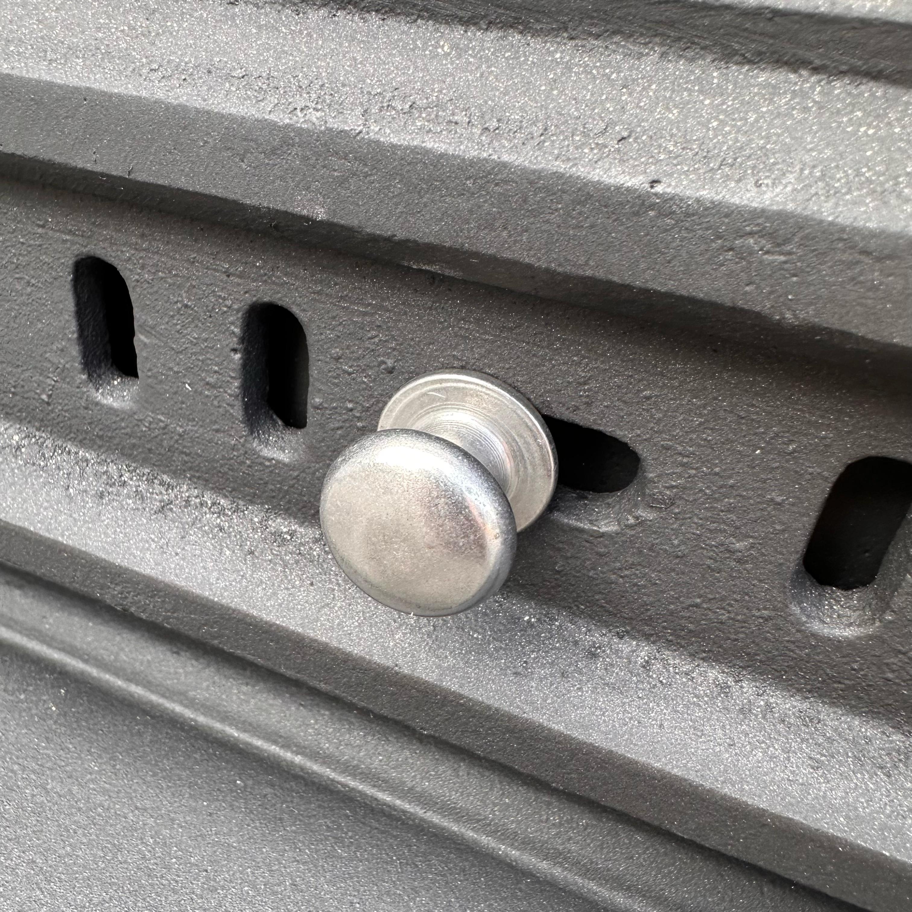 Poêle à bois en fonte 8 kw 63x43xH63 cm noir