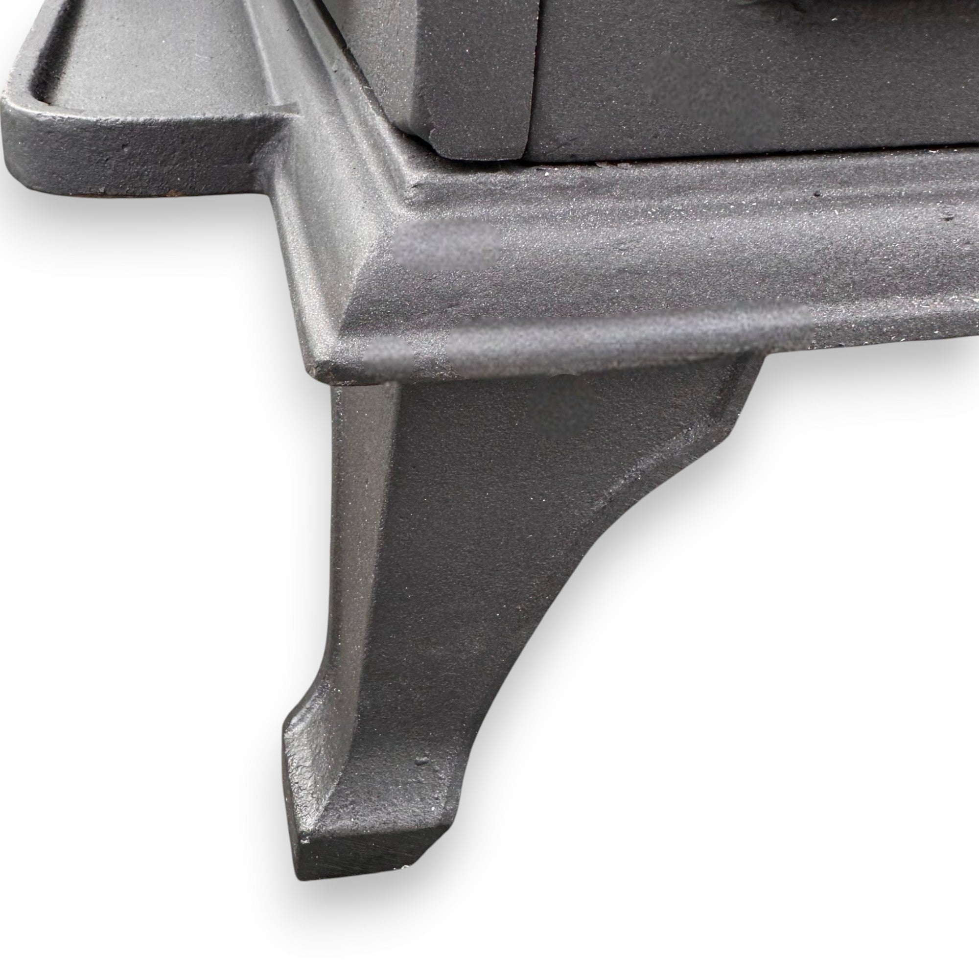 Poêle à bois en fonte 8 kw 63x43xH63 cm noir