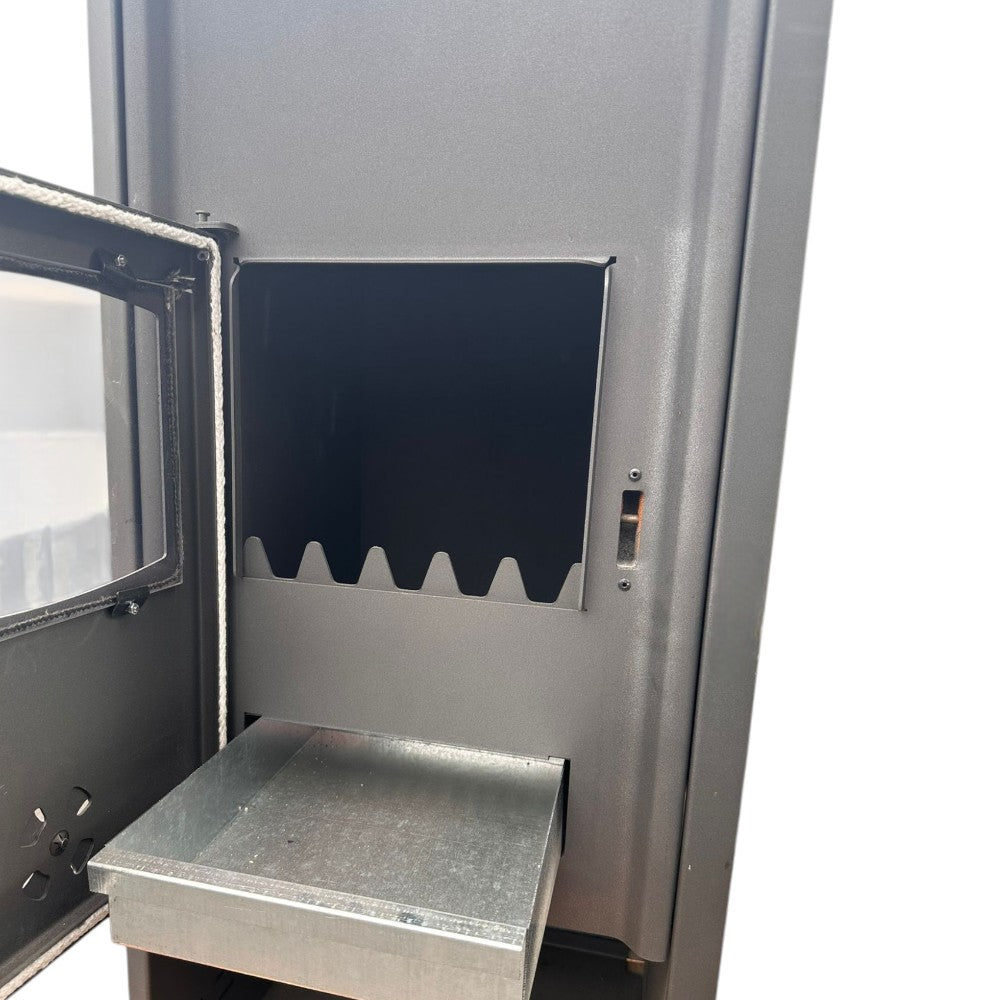 Poêle à bois Hydro pour chauffage des pièces et chauffage de l'eau sanitaire 21,4 kw Kaos Idro