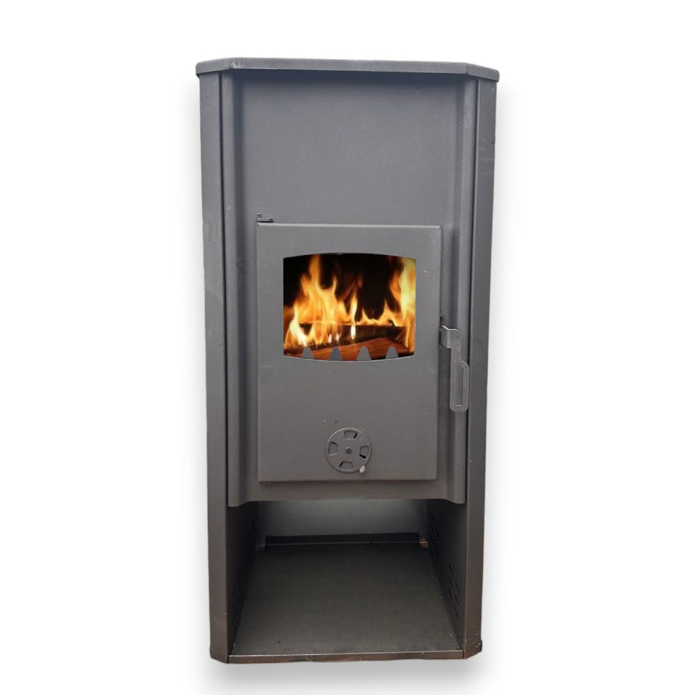 Poêle à bois Hydro pour chauffage des pièces et chauffage de l'eau sanitaire 21,4 kw Kaos Idro