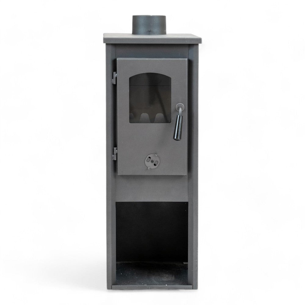 Poêle à bois avec structure en acier 5,2 kW Karso Anthracite