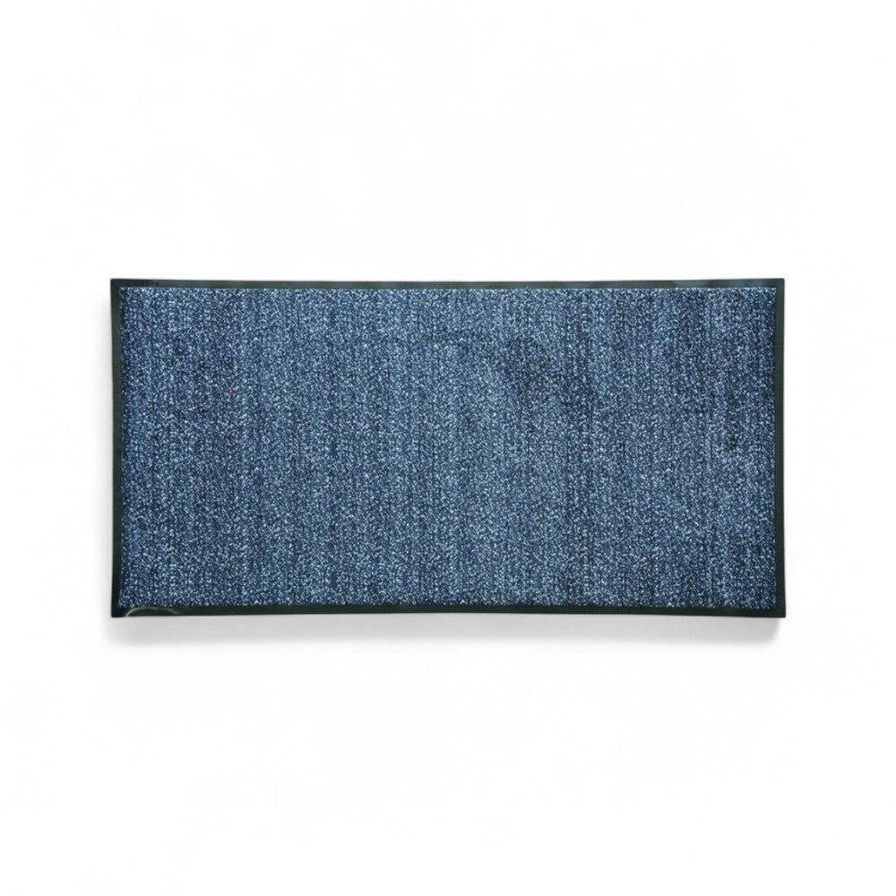 Zerbino tappeto rettangolare in poliestere grigio con fondo in pvc Asciugapasso