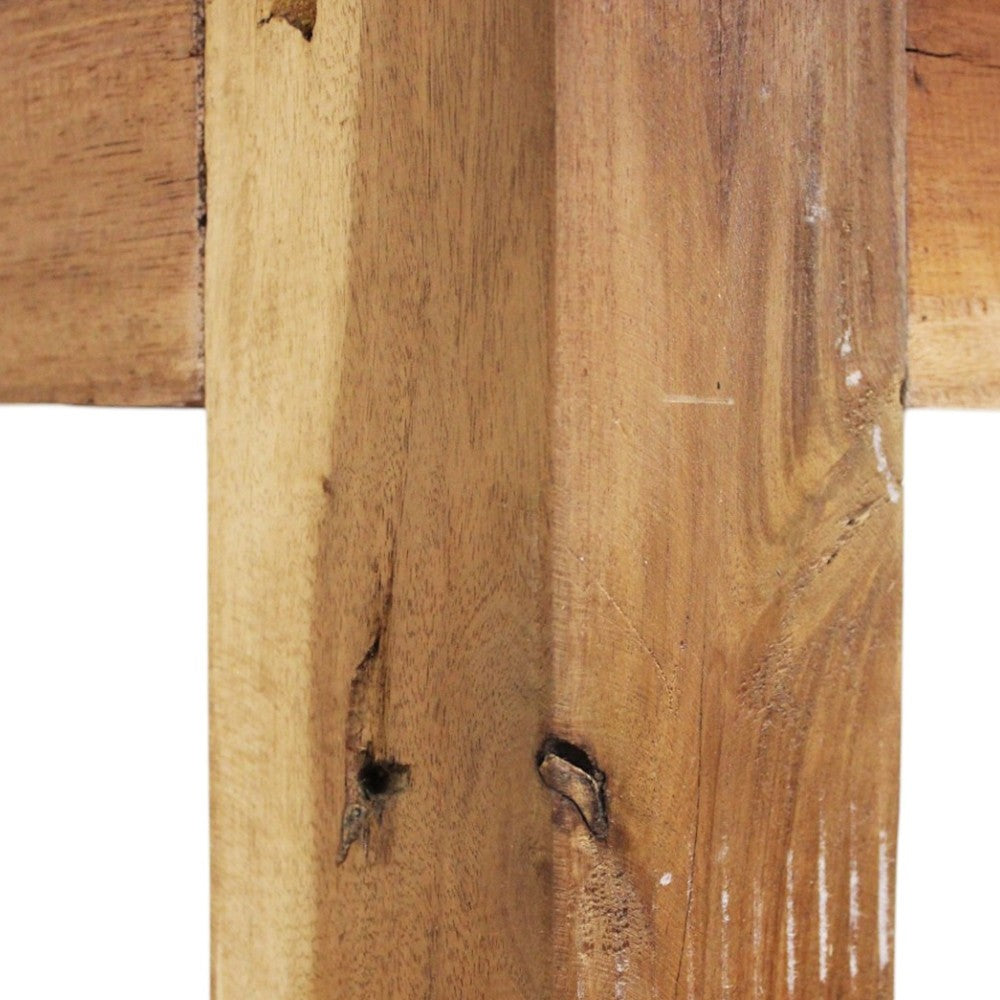 Tavolo da pranzo rettangolare in legno fisso 200x100xH77 cm