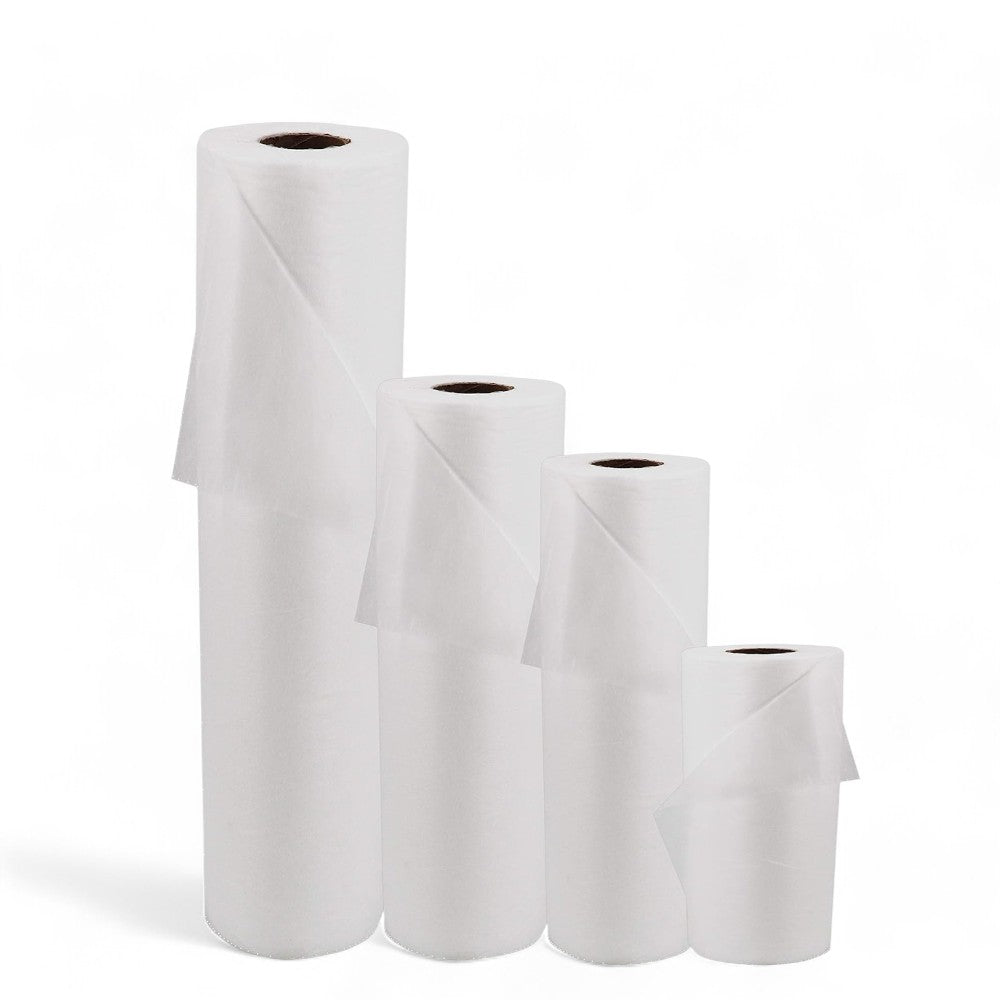 Rouleaux de tissu TNT blanc Gr.17 - cm.160h. Poids du rouleau de 20 m 17 g/m2