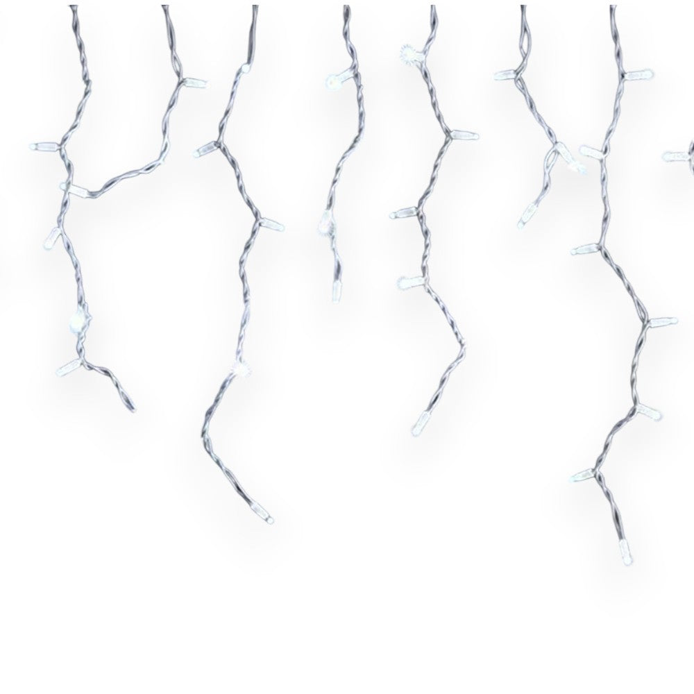 Tente décalée 150 LED blanc froid pour extérieur avec lumières - mt. 2,7 x 0,9 maximum - 22 fils