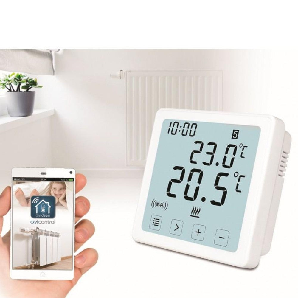 Réglage du thermostat wifi numérique à écran tactile 5°c-35°c