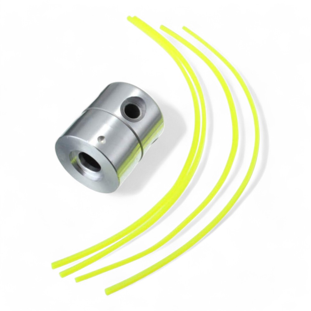 Tête de coupe-brosse universelle en aluminium à 8 fils