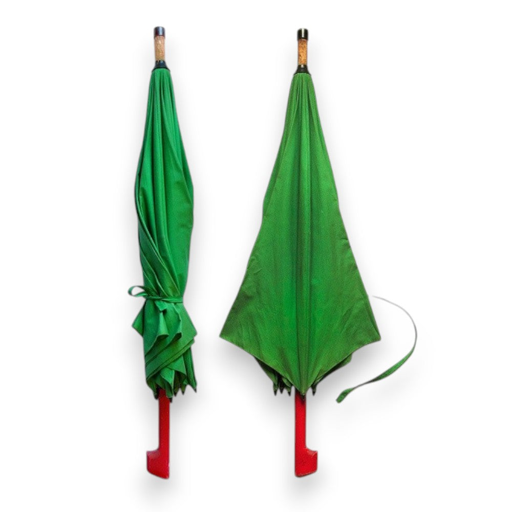 Parapluie ciré à poignée droite - taille 30 us, ø 118 cm, 1,3 kg
