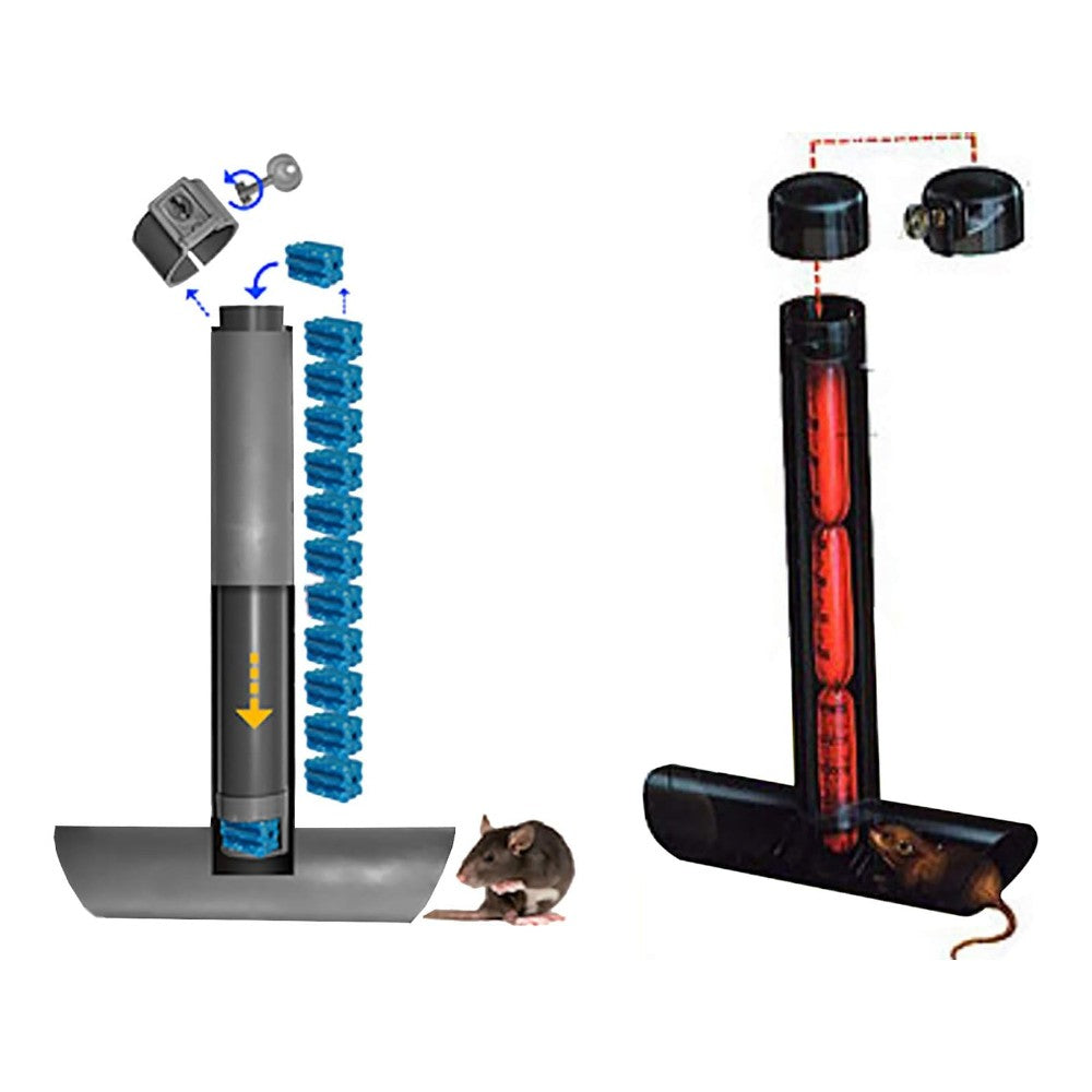 conteneur de sécurité pour appât à rats 'topobox t' 25x18x9h cm