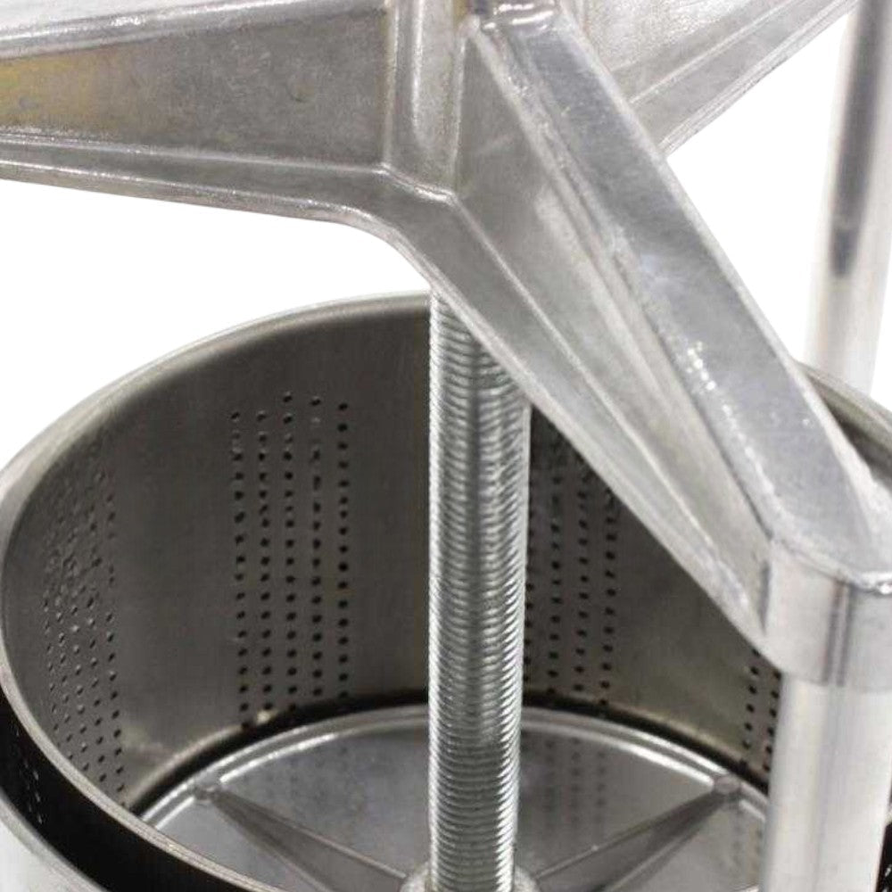 Torchietto alimentare multiuso in alluminio con raccoglitore inox 5 lt.