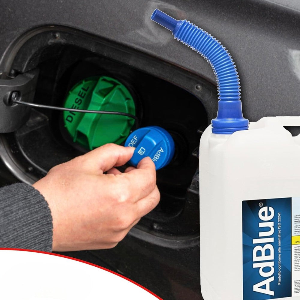 Additif AdBlue pour voitures en réservoir de 10 litres avec bouchon tube verseur Rhutten