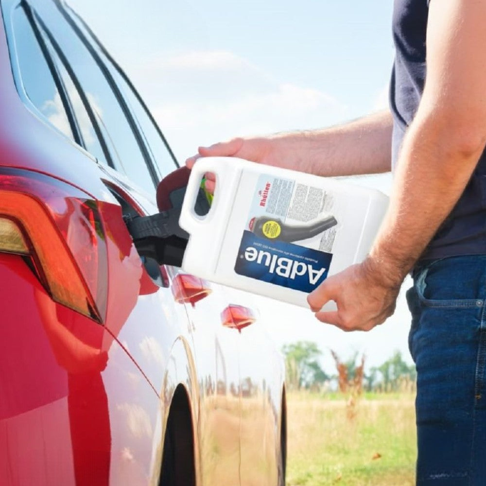 Additif AdBlue pour voitures en réservoir de 10 litres avec bouchon tube verseur Rhutten