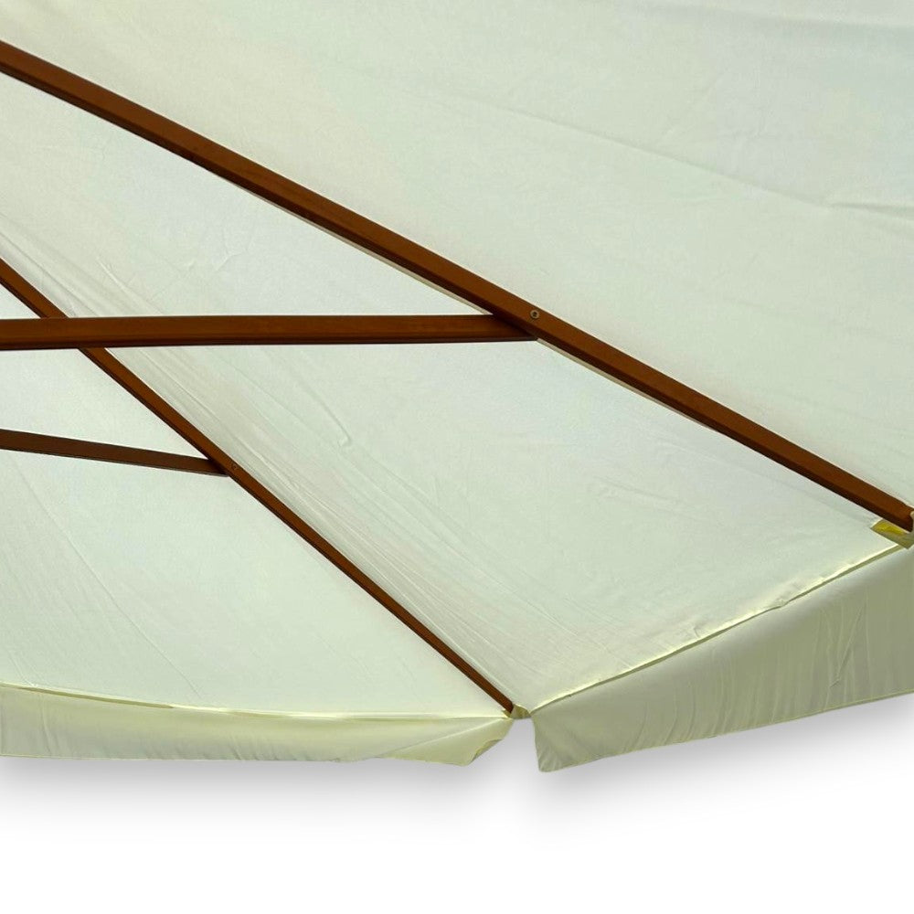 <transcy>Parasol en bois naturel 300x300 cm avec bord 50 mm</transcy>