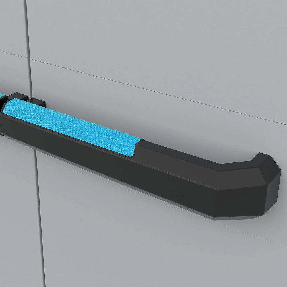 Armadio linear basso in resina resistente lucchettabile con 2 ante e 1 ripiano regolabile KETER