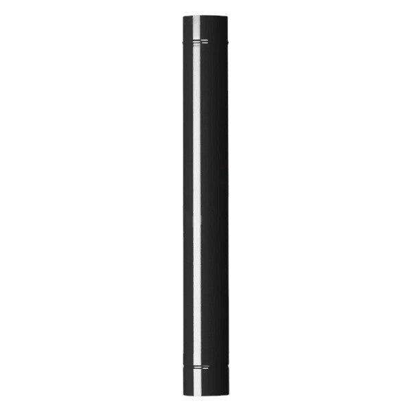 tube émaillé pour poêle à bois 'classique' ø 100 mm - 50 cm - col. noir