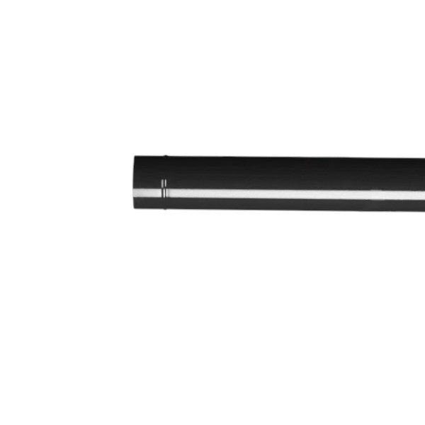 tube émaillé pour poêle à bois 'classique' ø 100 mm - 50 cm - col. noir