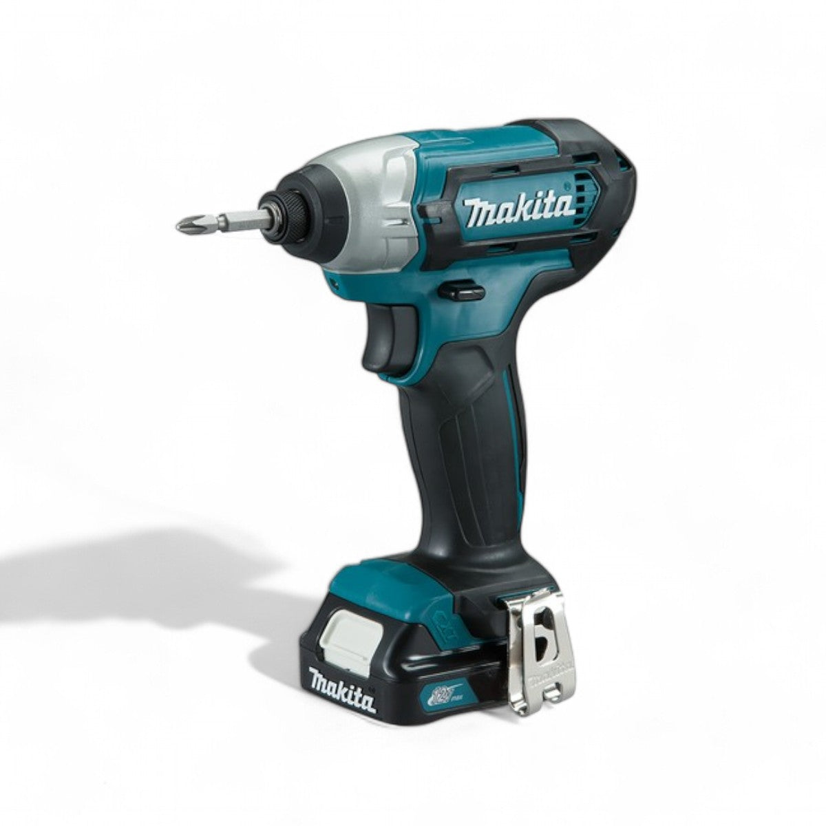 Kit de forage HP333D + foret Td110D 2 Batt. Lithium 12V 2Ah (Clx228Aj) - 2 batteries "LI-ION" de 2Ah