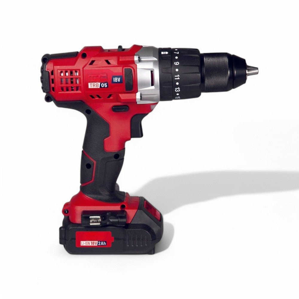 Perceuse-visseuse sans fil au lithium 18V 2Ah Percussion Trb05 uniquement1